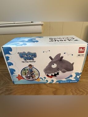 Bouncy Shark Ultra Soft Plush Ride On